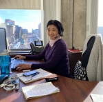 Una Song works in EHSS at DOE.